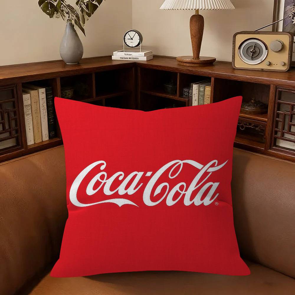 Cushion Cover Pillowcase Upholstery Sofa Throw Pillow Home Decor Pillowcas THINGS GO BETTER WITH CCOLA