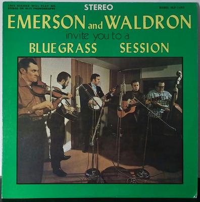 Виниловая пластинка EMERSON & WALDRON - Bluegrass Session SLP1493 Rebel Records 1970 США Мировая музыка Б/у