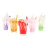 5Pcs 1:12 Dollhouse Miniature Sundae Ice Cream Cup Milk Tea Drink Decor Toy
