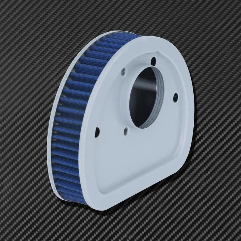 Motorcycle Air Filter Intake Blue Element Cleaner For Harley Touring Road Glide Softail Classic Breakout Fat Boy Dyna Low Rider