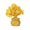 62KD Желтый Кристалл Дерево Удачи Настольное Украшение Китайский Фэн-шуй Денежное Дерево для Креативного Украшения Дерева Удачи для Дома О