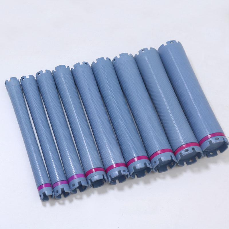 24V Long French Curl Perm Rods, 14cm, Double Hole Digital Curlers