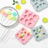 Lollipop Cake Decorating Tools Fondant Molds Silicone Fondant Mould Chocolate Sugar Craft Cake Mold Baking Moldes De Silicona