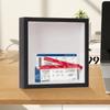 Shadow Box Frame Deep Photo Storage Top Loading Display Case for Family Tickets Medals