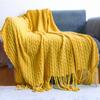 Плед - легкое плед из стираного хлопка для весны и лета. Эстетическое дышащее и приятное для кожи одеяло для декора комнаты и офиса.