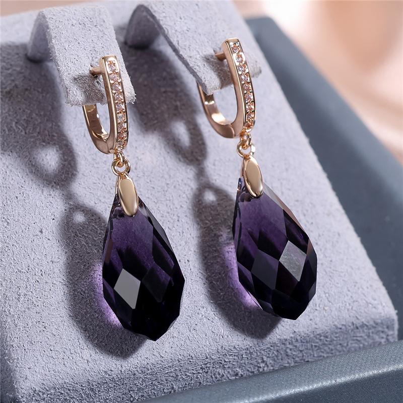 Шикарные серьги-капли, женские серьги с классическим английским замком