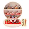 Osaka Choseido Hina Wooden Display Compact Miniature Storage Free Name Engraving Set of 10 Hanamiyabi Hina Dolls Dolls, Stand, Dolls, Display, (Sent