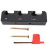 Dowel Maker Jig Kit Metric Dia 81012mm 3 Holes for Wood Aluminum Alloy Electric Drill Milling