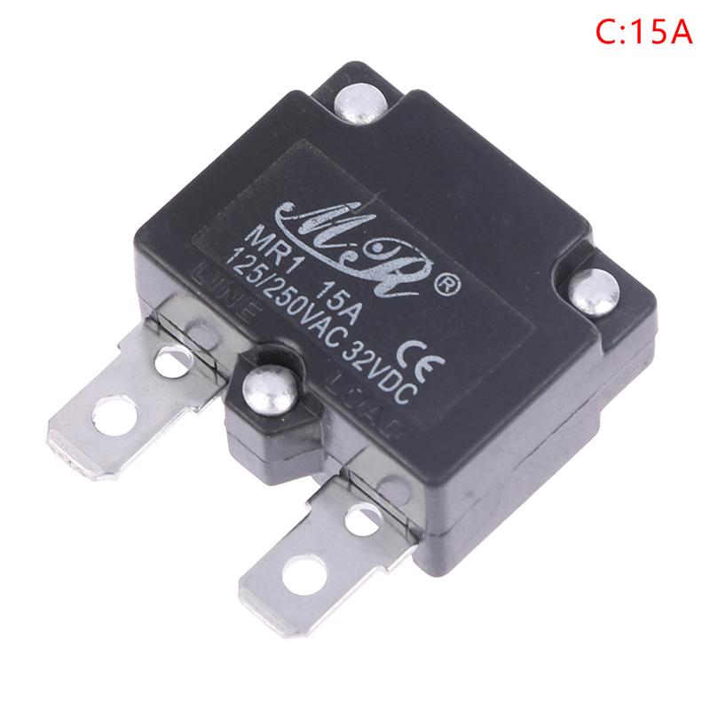 7A 10A 15A Автоматический сброс реле предохранитель тепловой выключатель автоматический выключатель защита от перегрузки по току детские аксессуары для электромобилей