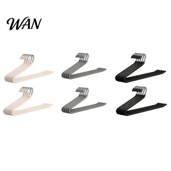 Suit Trousers Hanger 10PCS Trouser Rack No Clips or Teeth Marks Hangers Pull Out Pants Without Creases Hold Multiple Scarves Ties Organizer Clip-free