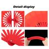 28/34cm Chinese Tai Chi Chinoiserie Gift Yoga Fan Kung Fu Fan Folding Stage Fan Plastic Bone Fan