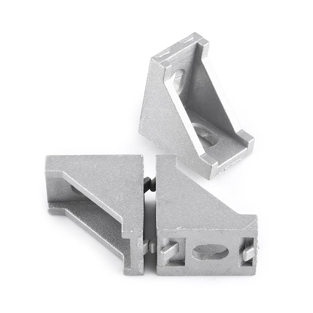 10 шт. угловой кронштейн L-образной формы из алюминиевого сплава, крепеж для угловой скобы 28x28 мм