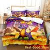 Новый комплект постельного белья Spyro Renited Trilogy Single Twin Full Queen King Size Bed Set Adult Kid Bedroom Duvetcover Sets Anime Gme