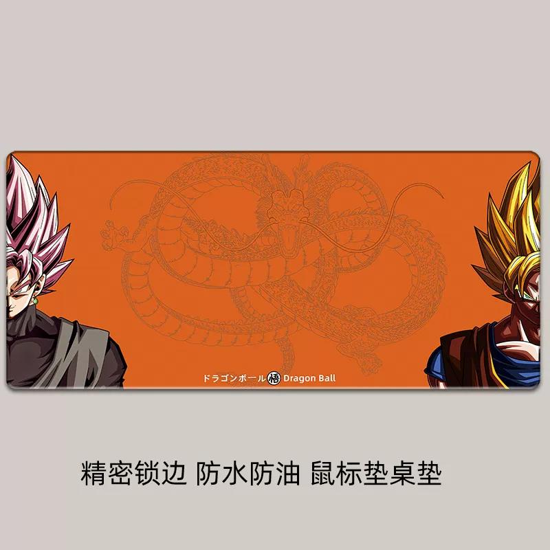 Водонепроницаемый и Нескользящий Кожаный Коврик для Мыши Креативный Мультяшный Dragon Ball Печать Высокой Четкости Увеличенный Сон Гоку Компьютерный Офисный Настольный Коврик Коврик для Ноутбука