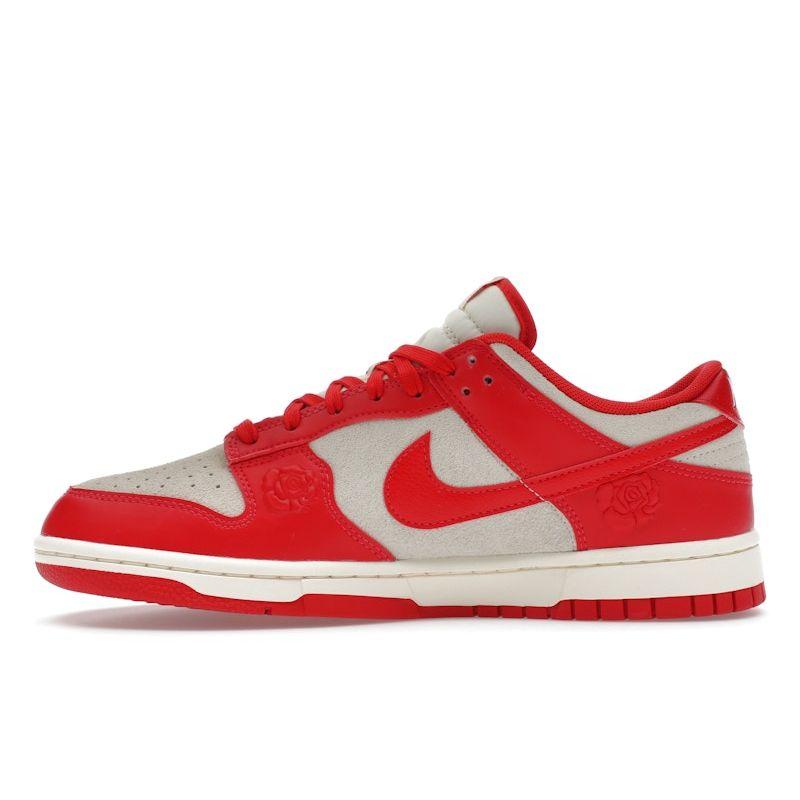 Nike Dunk Low Roses Women Sneakers Red Coconut-Milk University-Red HF1986-100