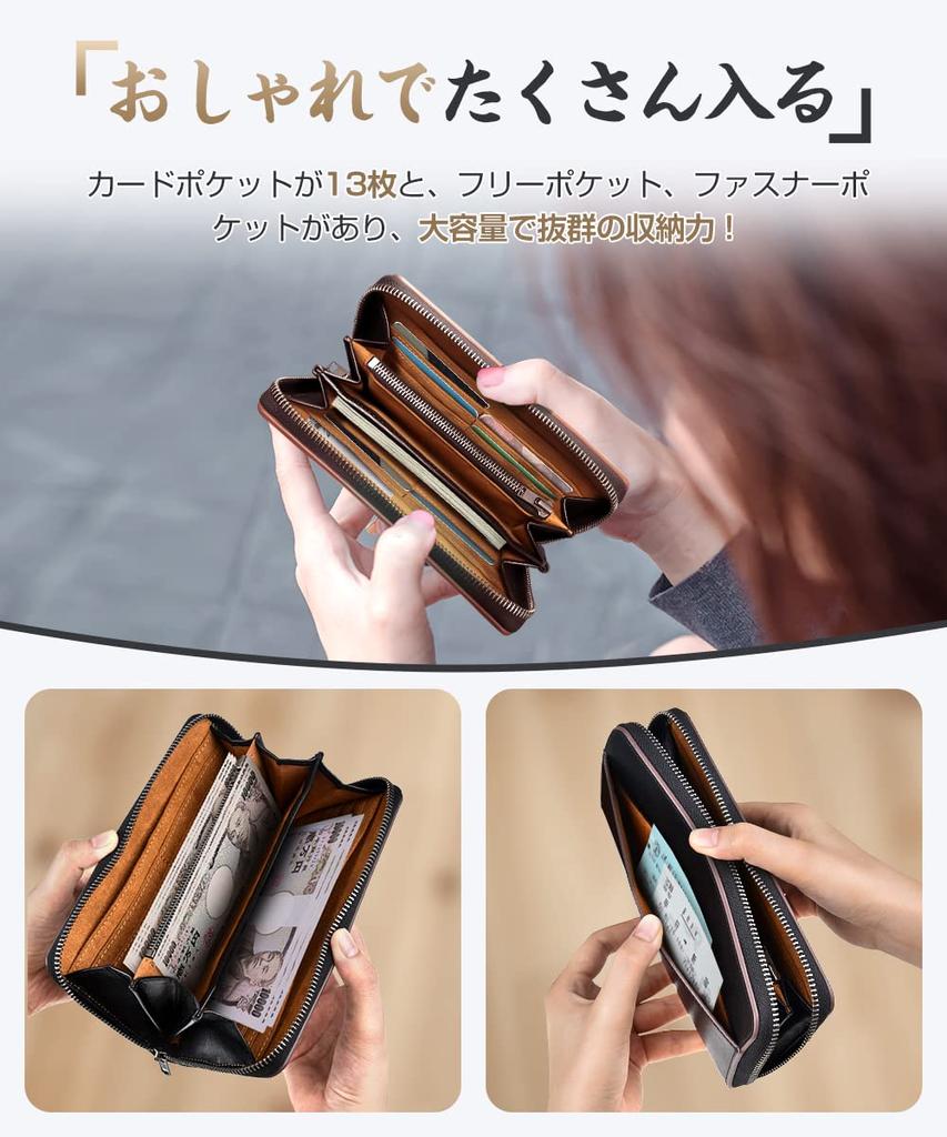 Кошелек Tochigi кожаный длинный кошелек из натуральной кожи большой емкости на молнии YKK, изготовленный лучшими мастерами по изготовлению кошельков, кошелек, кошелек из коровьей кожи, кошелек для монет