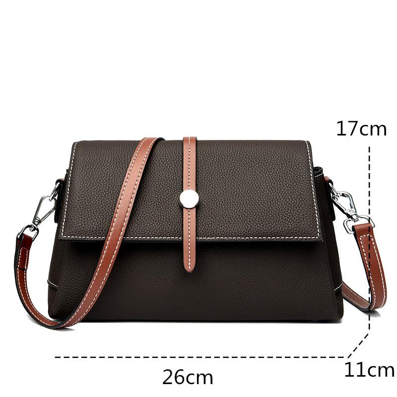 Ощущение кожи, мягкая натуральная кожа, женская сумка через плечо из 100% коровьей кожи, модная женская сумка через плечо 2023, женские качественные кошельки