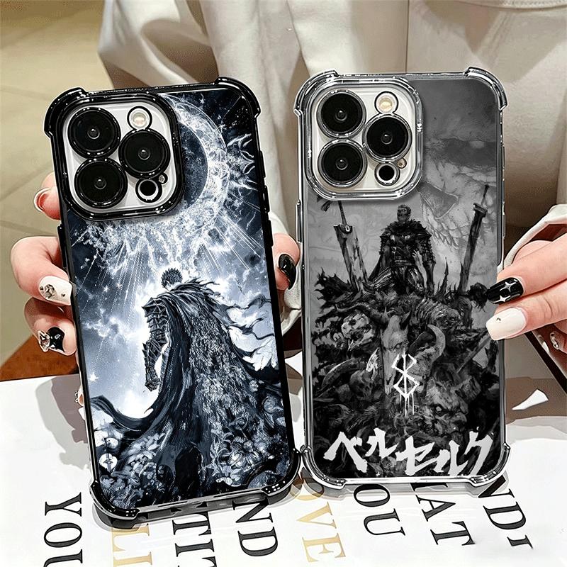 G-Guts B-Berserks Аниме Мягкий Чехол Для Телефона Для iPhone 15 16 17 Air 14 Pro Max 16E Plus 13 12 Mini Покрытие Противоударные Fundas