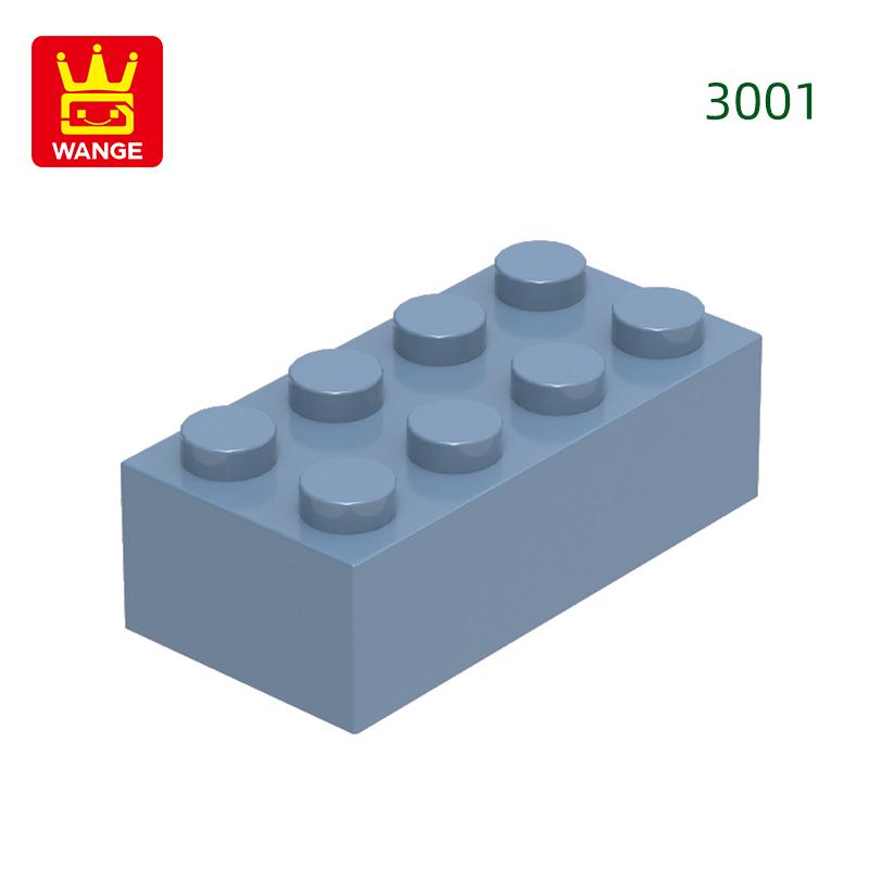 Нетоксичный 40 шт./лот 3001 2x4 Высокий 8-отверстий Строительный блок Moc Цветные детали Совместимые с Кирпичом DIY Детская игрушка Сборка Подарочная коробка