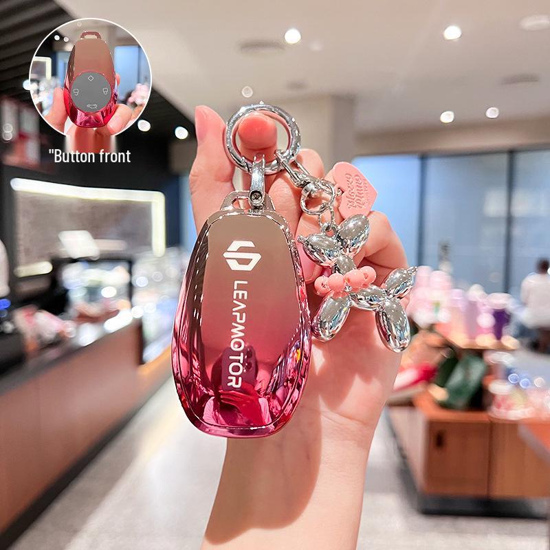 Чехол для ключа Leapmotor T03/S01 для мужчин и женщин - Защитный чехол для автомобильного пульта, модель 2021 года