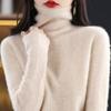 Женский кашемировый свитер Qinghe cashmere 30% кашемир 70% шерсть Женский осенне-зимний кашемировый свитер мягкий и теплый