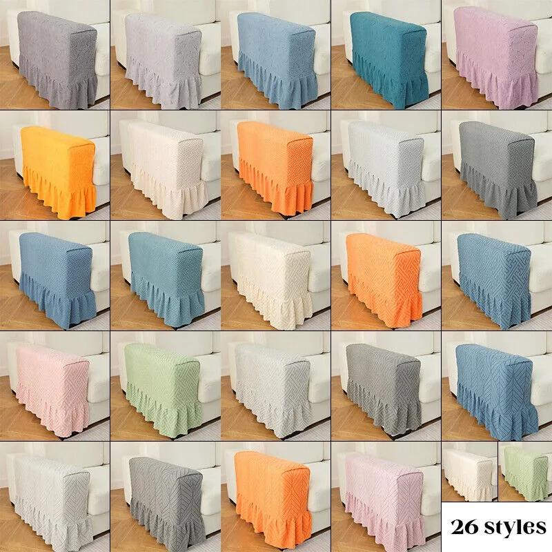 Armrest Covers Thickened Non-Slip Sofa Armrest Protector Universal Soft Warm Furniture Protector for Chair Sofa Couches Recliner