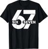 67 Шесть Семь Мем S-5XL Унисекс Футболка