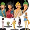 Изысканная коллекция фигурок One Piece с персонажами Луффи, Робин, Кику, Нами, Усоппом, Чоппером, Санджи, Зоро