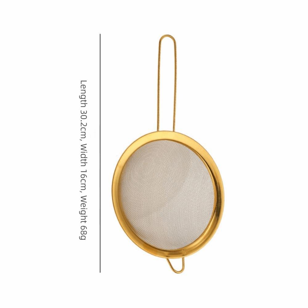 Stainless Steel Flour Sifter Sieve Fine Mesh Flour Colanders Coffee Mesh Filter Kitchen Bakware