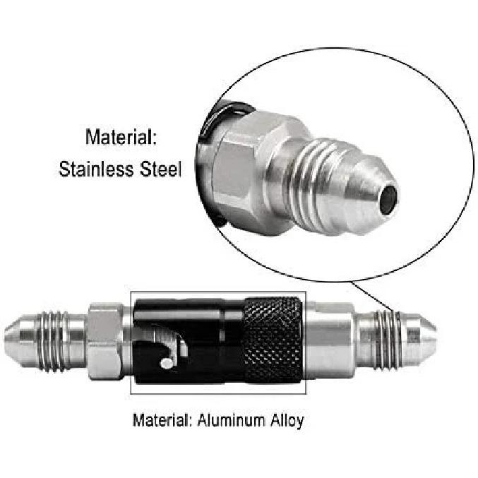 For Motorcycle Brake Hose Line Metal AN3 Quick Disconnect Fitting Connector