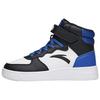 Trendy Versatile Lightweight Shock Absorbing High Top Kids Skate Shoes Kids Sneaker White Black Blue A33038015J-1