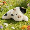 1Pc 34cm Fluffy Cow Plush Toys Stuffed Soft Animal Dolls Lovely Cattle Plushie Nice Birthday Gift Decor for Children Baby