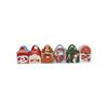 24PCS Christmas Party Supplies Small Packaging Gift Bag Candy Cookie Box With Party Favor Bag
