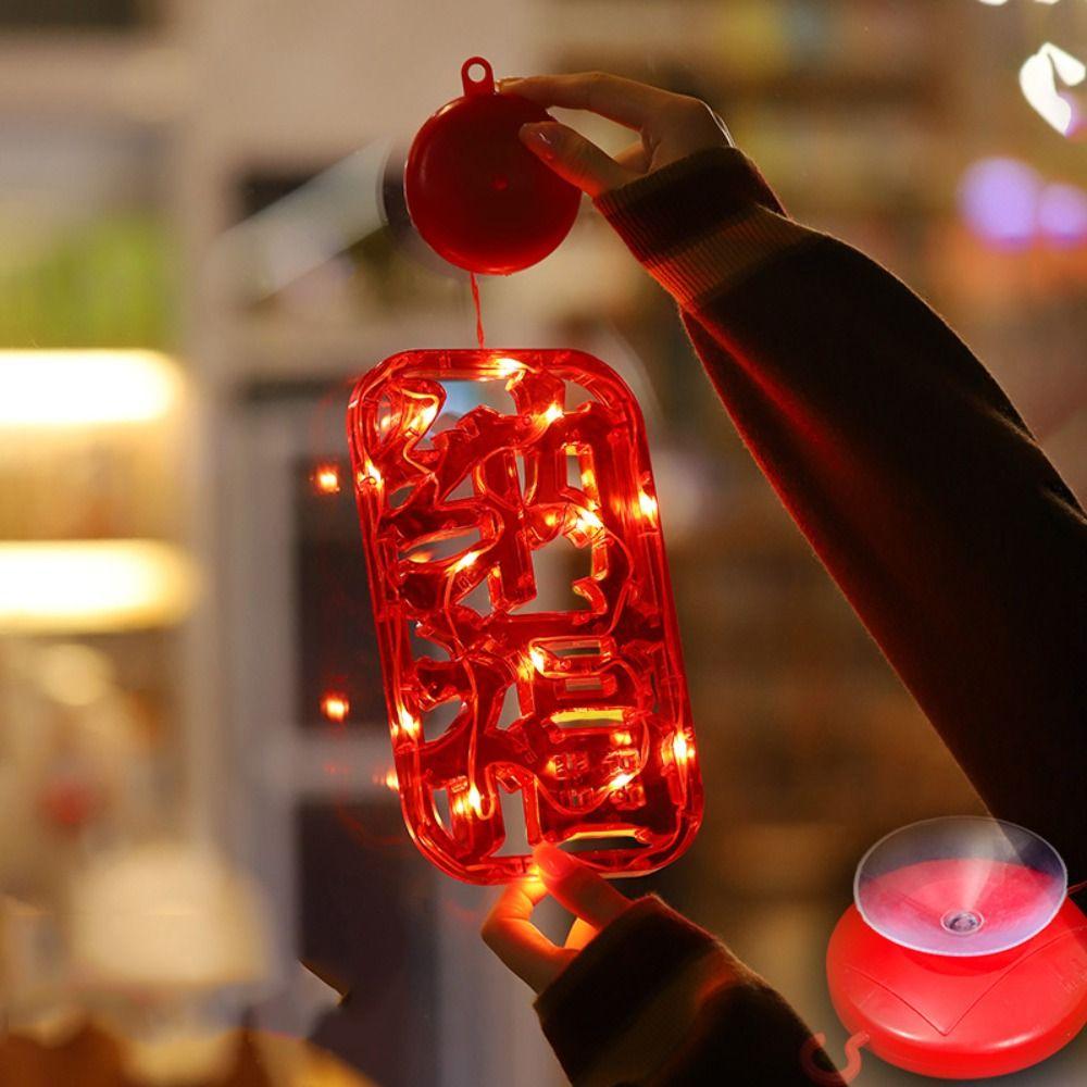 Suction Cup Window Lamp Decoration Dragon Light Pendant Chinese New Year New Year Hanging Light