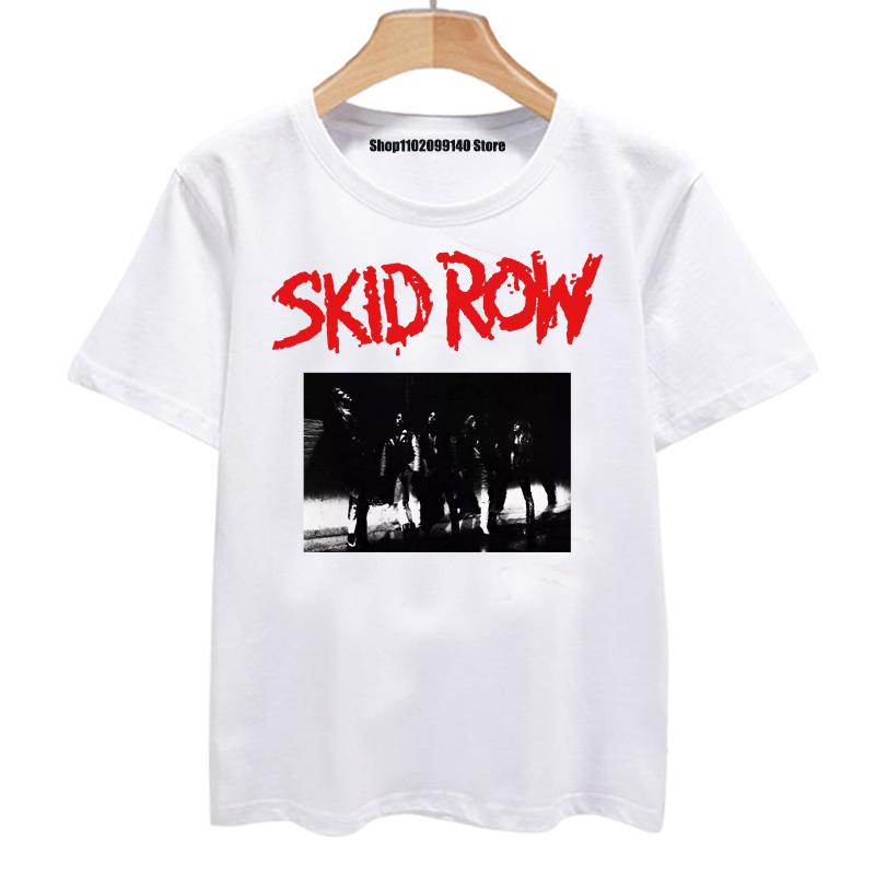 Skid Row Slave To The Grind Tour Мужская Женская Футболка Метал Рок Мерч Футболка Повседневная Уличная Одежда Мужская Одежда Футболки