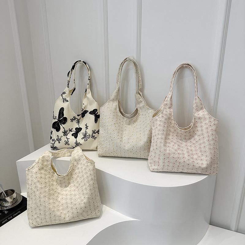 Модная Универсальная Сумка-Тоут с Дизайном Бабочки и Вместительным Интерьером для Ежедневных Поездок