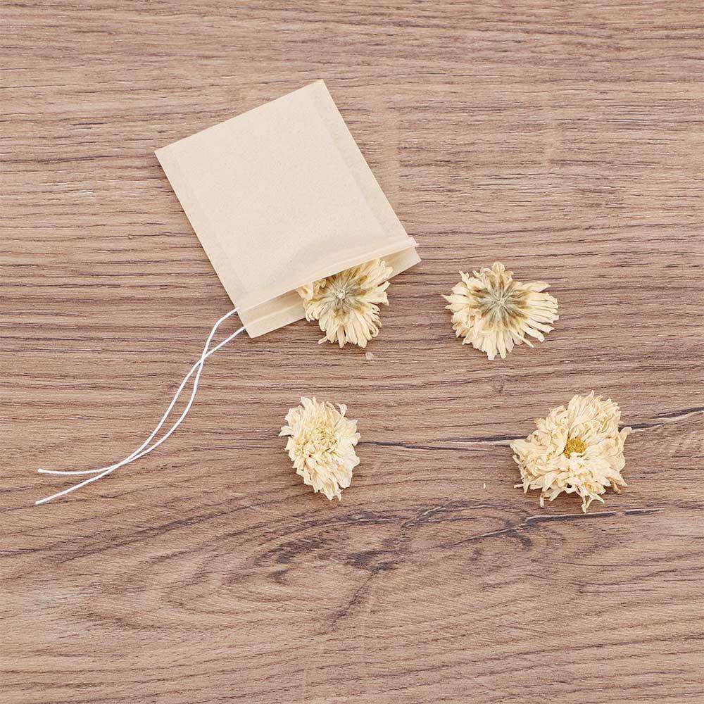 Drawstring Heat Seal Disposable For Herb Loose Tea Coffee Infuser Tea Strainer Filter Bags Tea Bag