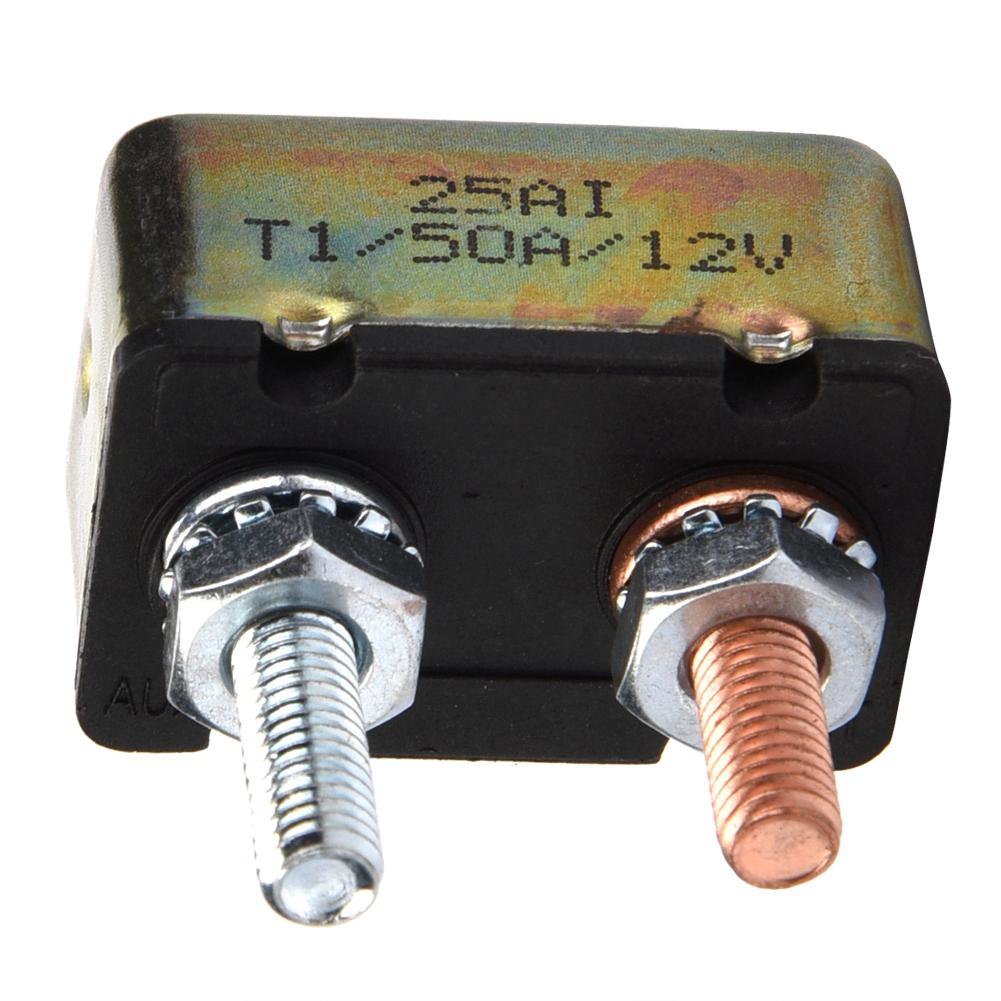 Авто Морской 12 24В Универсальный Автоматический Сброс Предохранителя Автоматический Выключатель с Металлической Крышкой (50А)