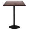 60 X 60 Cm High Table - Rome Rust Rock Model