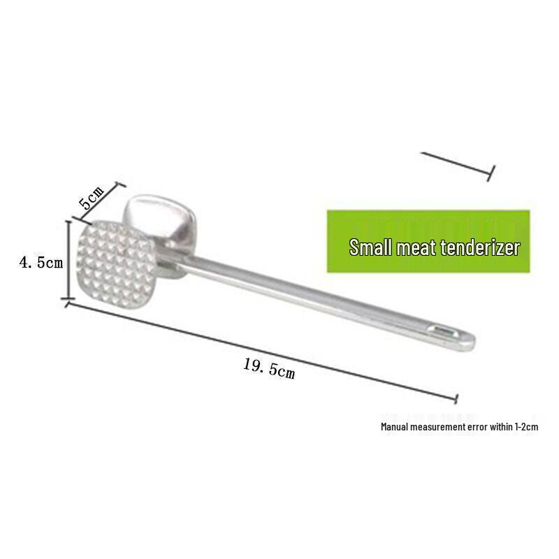 Zinc Alloy Meat Tenderizer Hammer with Needle for Steak, Chicken, and Pork Chops
