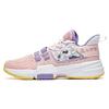 Баскетбольные кроссовки Dragon Ball Super X Majin Buu с амортизацией, нескользящие, прочные, низкие, мужские, розовые, фиолетовые, 112021615-5