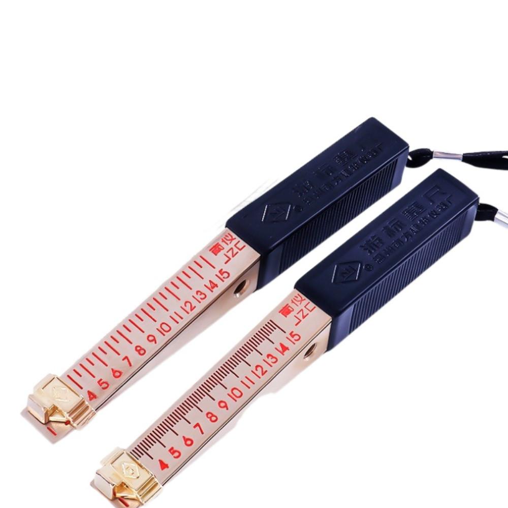 Прецизионный клиновидный нониусный щуп Медный щуп 1-15 мм Щуп для измерения зазора Инженер-домовладелец