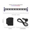 54LED Car Windshield Strobe Light Universal Auto Emergency Flash Lamp Police Lights 12V-24V Vehicles Truck Warning Signal Lighti