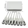 8Pcs Dental Stainless Steel Elevator White Surgery Extracting Apical Root Elevator High Quality Dentistry Surgical Instrument
