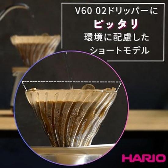 HARIO V60 Coffee Filter 1-4 Cups 160 Sheets 40 x 4 Packs Made Japan FSC Certified Product Paper 02 M Misarashi VCF-02-40M-4S-AZ+