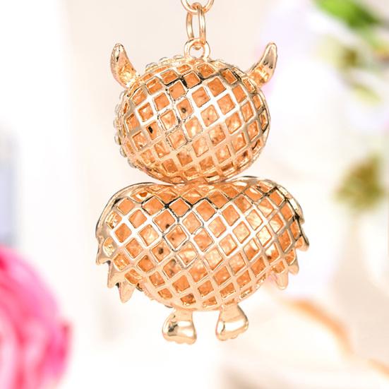 Милый Брелок-брелок со Стразами в виде Совы для Женщин Девочек Искусственный Хрусталь Животное Брелок-брелок для Сумок Сумки Рюкзака