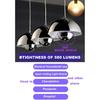 LUXON Half Chrome Light Bulbs,Dimmable,LED Edison Bulbs,Silver Dipped Anti Glare Bulb,Mirror 6W (60W Equivalent) G80/G25 Globe Decorative Light