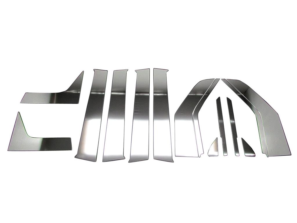 BRIGHTZ Custom JH1 JH2 Супер Зеркальная Нержавеющая Сталь Хромированные Накладки на Стойки Не Требуется Козырек 14 Шт. NWGN N WGN N Wagon N Wagon JH 1 2 NWGN Custom N WGN