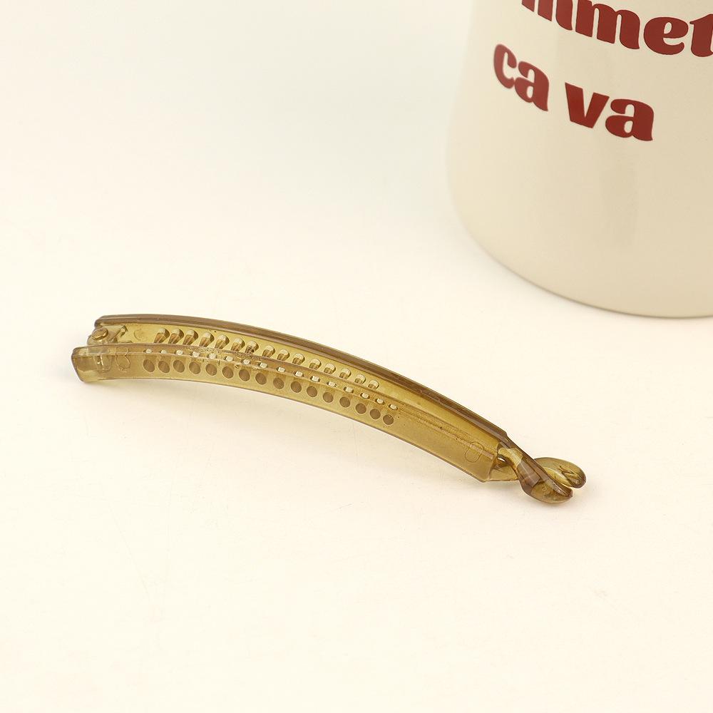 Frosted Banana Ponytail Clip Solid Color Hair Clip Women Hair Styling Clip Accessories Ponytail Barrettes Hair Claws Hairpins