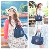 Tote Made in Persimmon Shibu Cat Japanese Aori Birthday [crearekiki] Women's Bag, Small, Lightweight, Japan, Indigo, Dyed, Pattern, Embroidered,